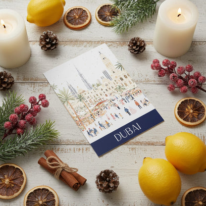 Handmade Dubai Christmas Card – Celebrate the Festive Season
