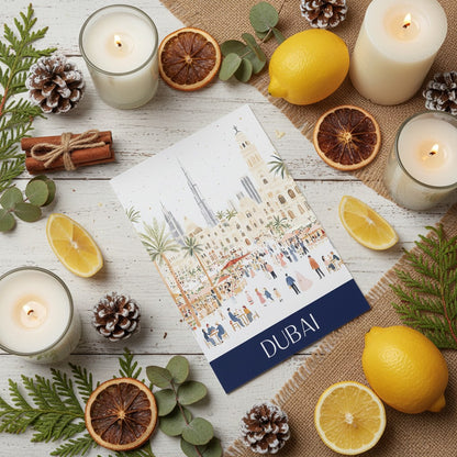 Handmade Dubai Christmas Card – Celebrate the Festive Season