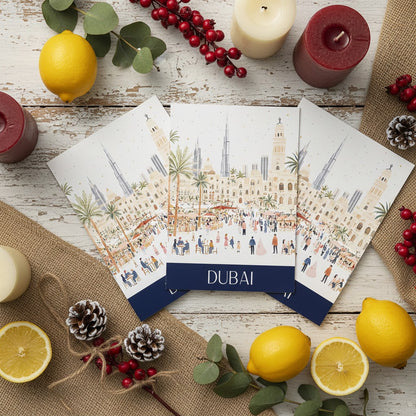Handmade Dubai Christmas Card – Celebrate the Festive Season