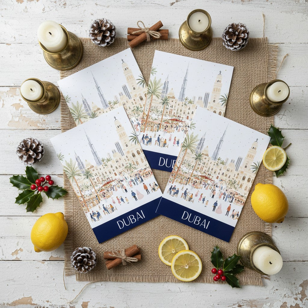 Handmade Dubai Christmas Card – Celebrate the Festive Season