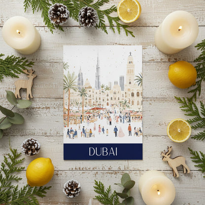 Handmade Dubai Christmas Card – Celebrate the Festive Season