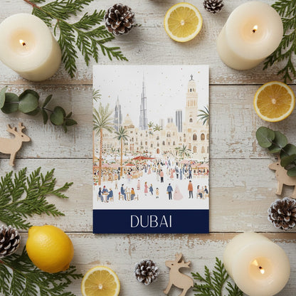 Handmade Dubai Christmas Card – Celebrate the Festive Season