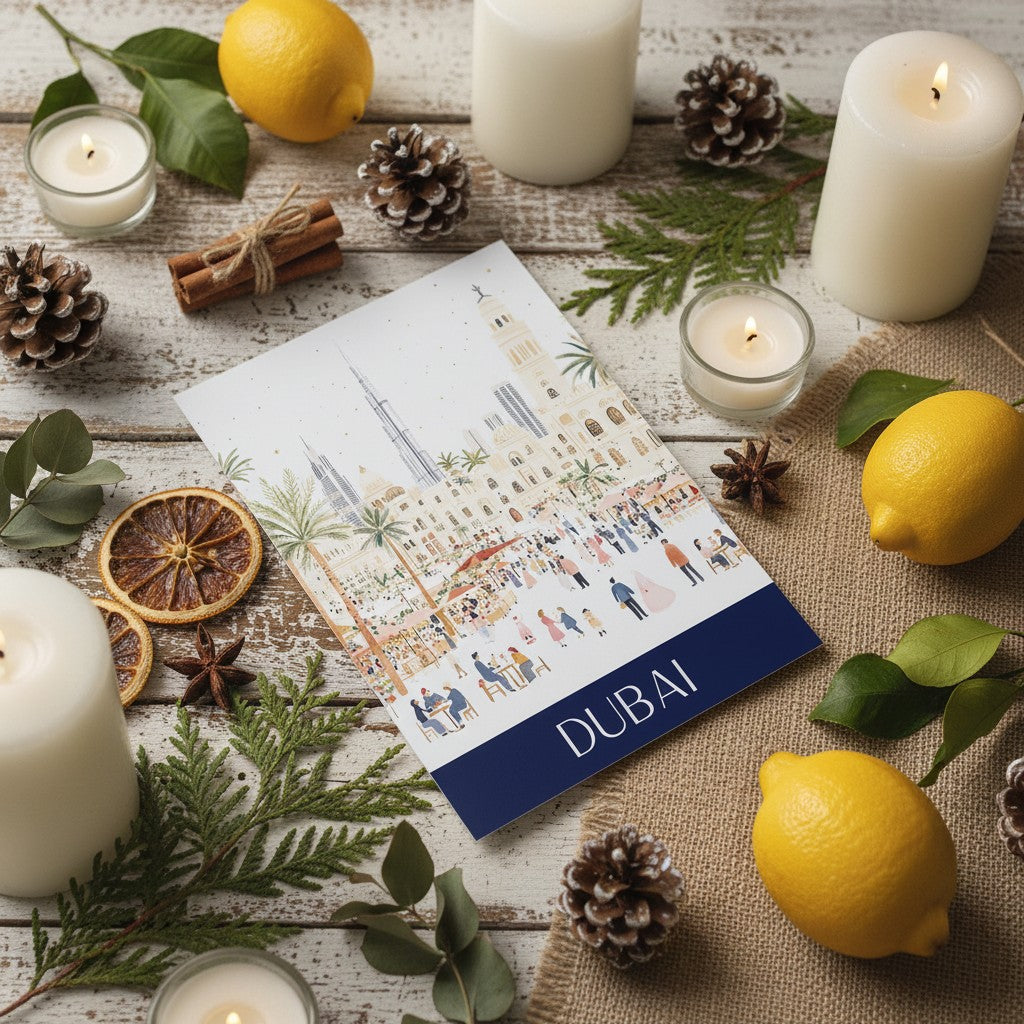 Handmade Dubai Christmas Card – Celebrate the Festive Season