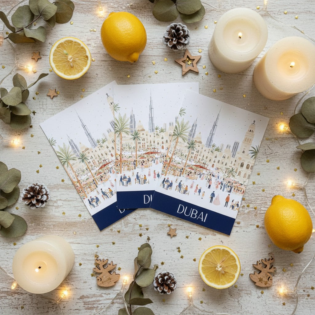 Handmade Dubai Christmas Card – Celebrate the Festive Season