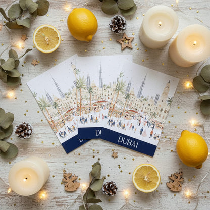 Handmade Dubai Christmas Card – Celebrate the Festive Season