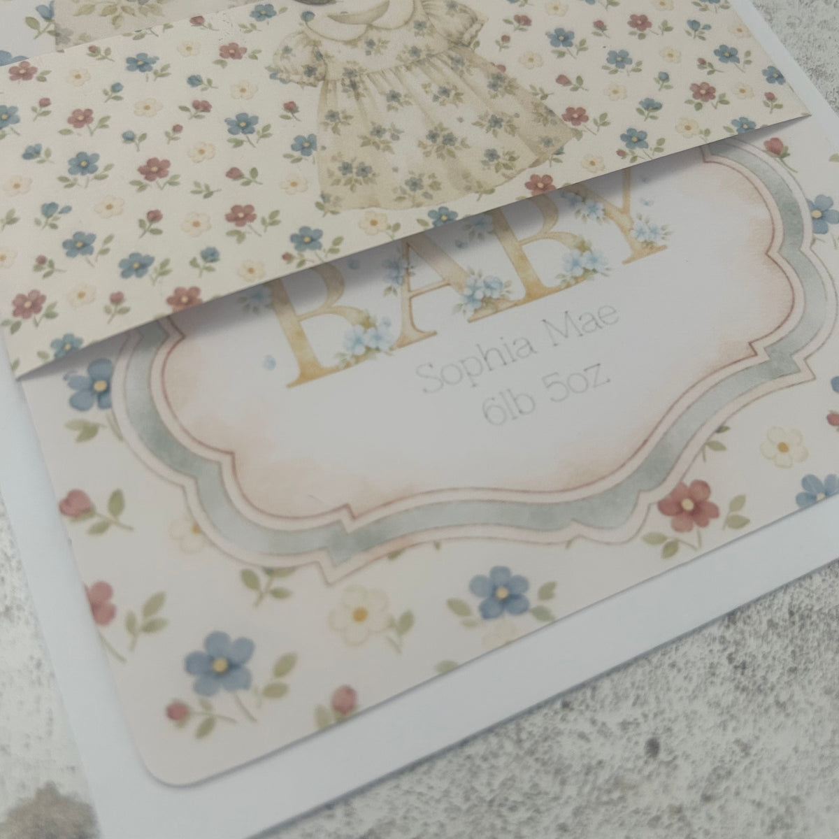 Personalised Newborn Baby Girl Gift - Adorable Keepsakes