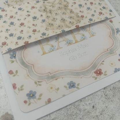 Personalised Newborn Baby Girl Gift - Adorable Keepsakes