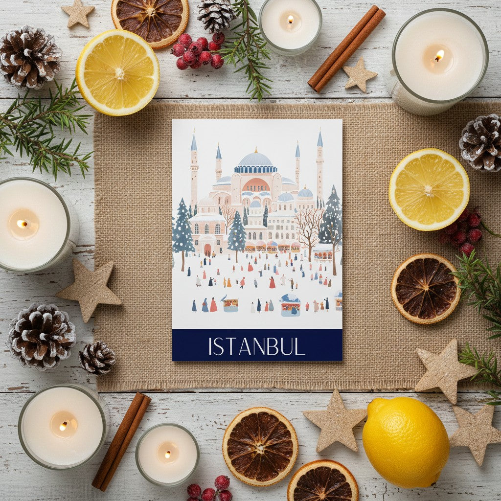 Lisbon's Festive Spirit: Christmas Card Greeting