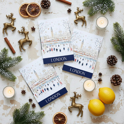 London Festive Charm - A5 Christmas Card