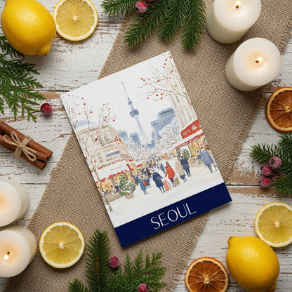 Vibrant Seoul - Perfect Festive Christmas Card
