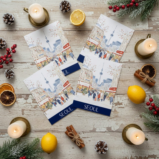 Vibrant Seoul - Perfect Festive Christmas Card