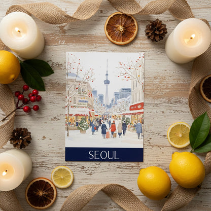 Vibrant Seoul - Perfect Festive Christmas Card