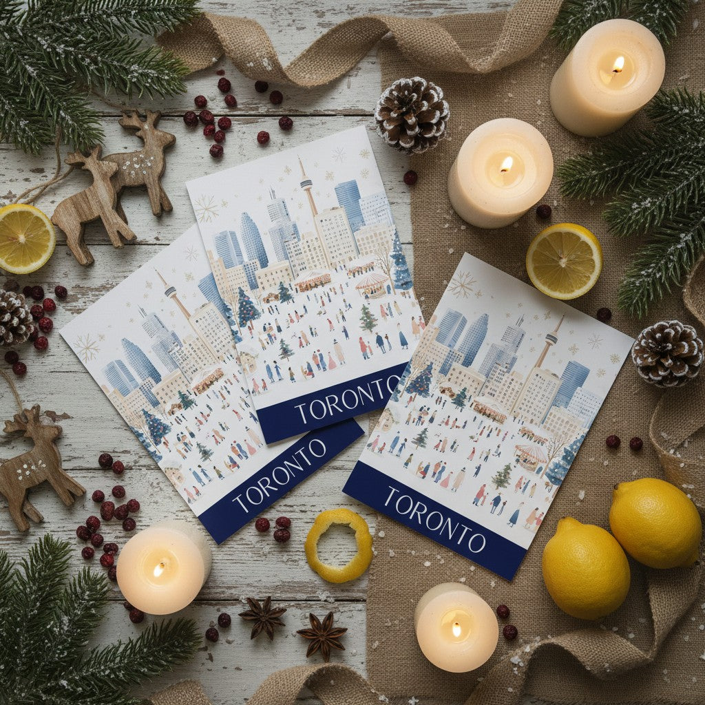 Charming Toronto - Travel Christmas Card