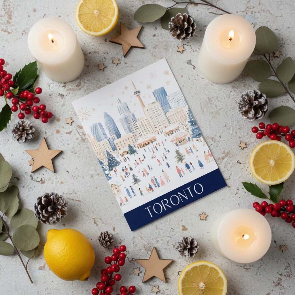 Charming Toronto - Travel Christmas Card