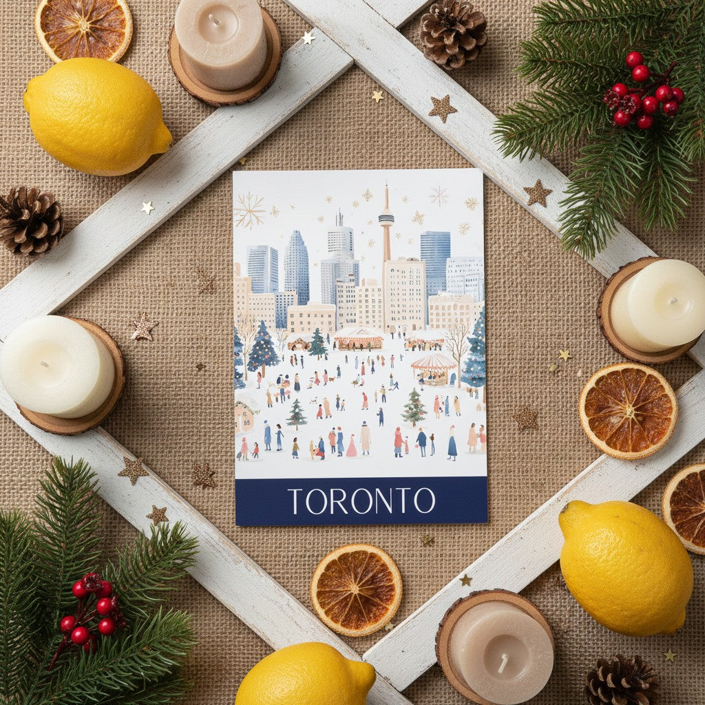 Charming Toronto - Travel Christmas Card
