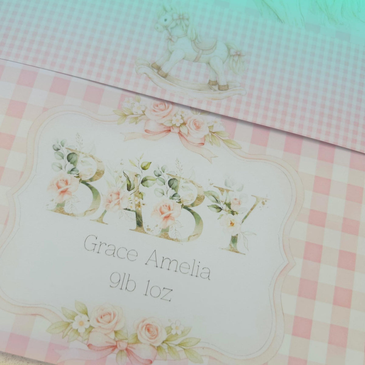 Baby Girl Arrival Card – Celebrate The New Little Princess