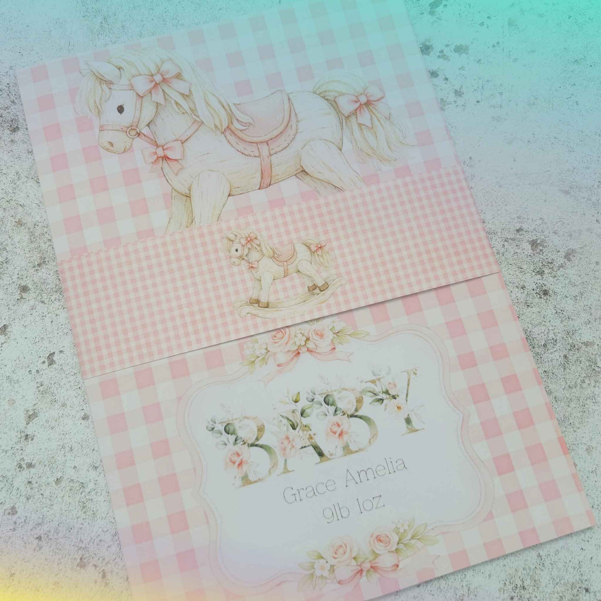 Baby Girl Arrival Card – Celebrate The New Little Princess