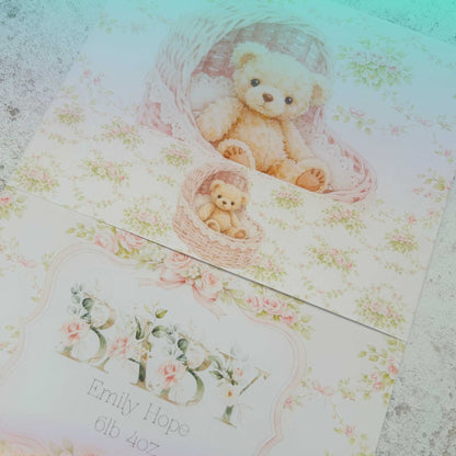 Baby Girl Congratulations Card – Celebrate The Little Bundle of Joy