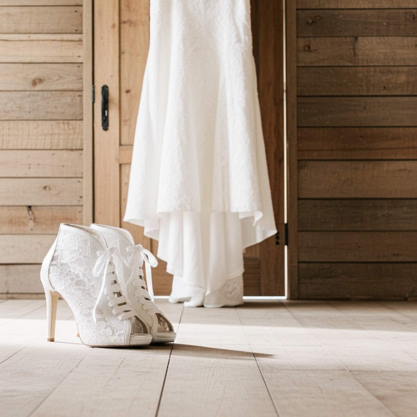 Chantilly Lace Bridal Boots – Elegance Meets Comfort for Your Special Day!