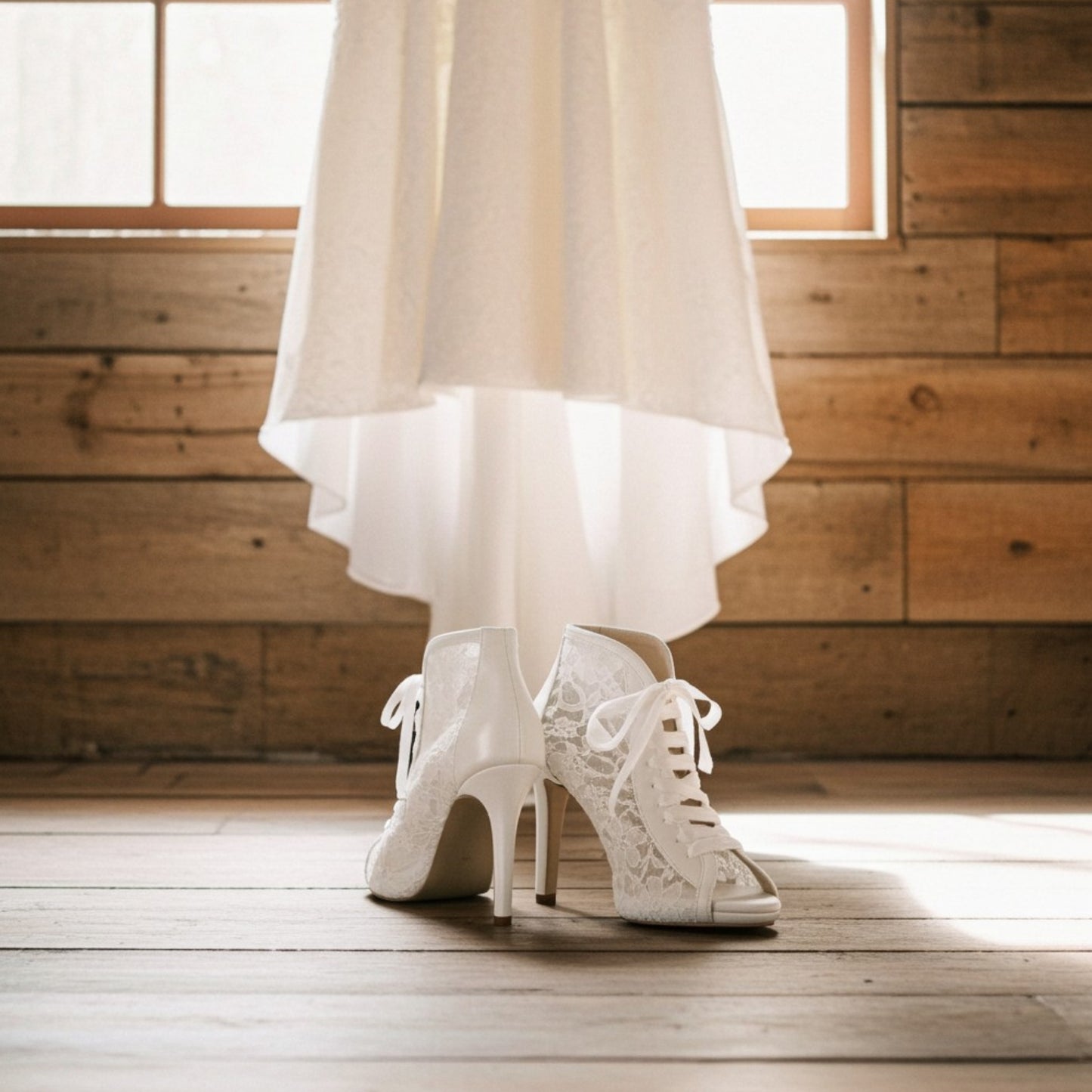 Chantilly Lace Bridal Boots – Elegance Meets Comfort for Your Special Day!