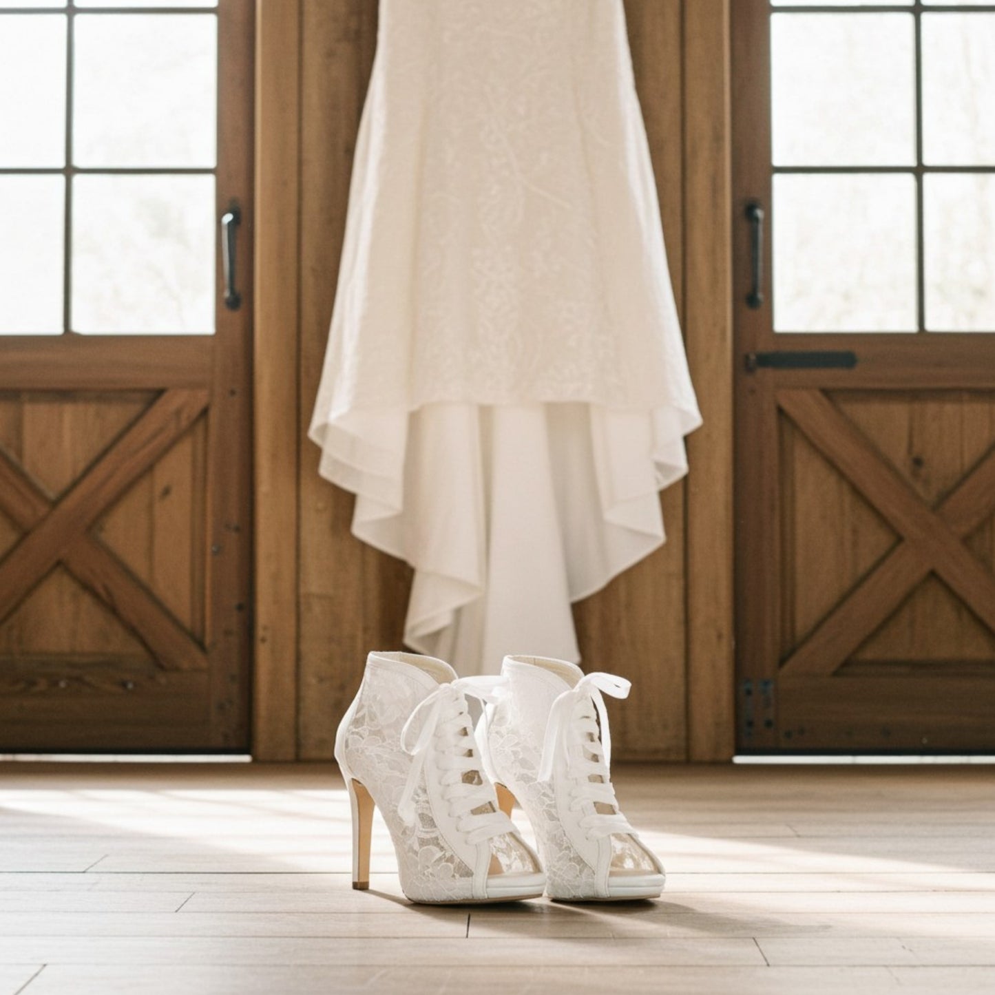 Chantilly Lace Bridal Boots – Elegance Meets Comfort for Your Special Day!