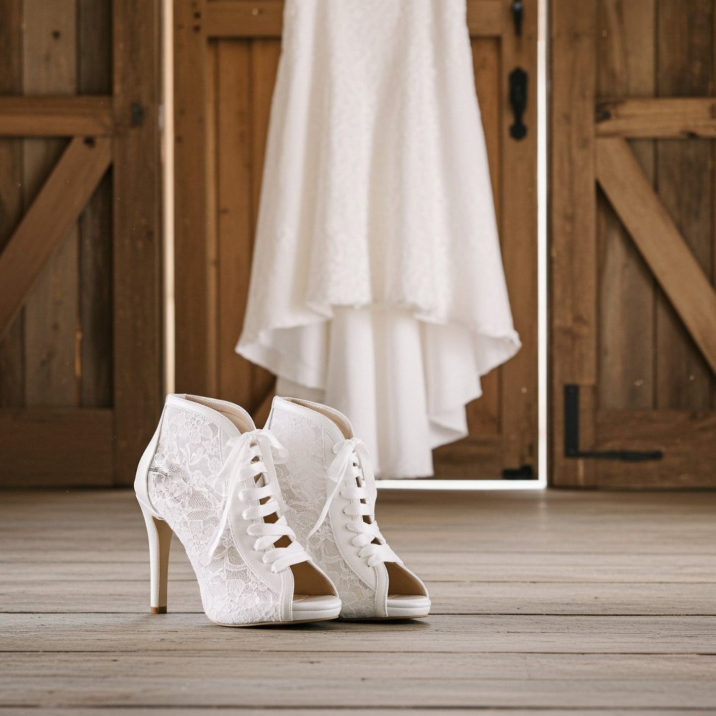 Chantilly Lace Bridal Boots – Elegance Meets Comfort for Your Special Day!
