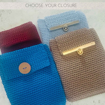 Handmade Crochet Red Phone Bag – Chic and Versatile Accessory