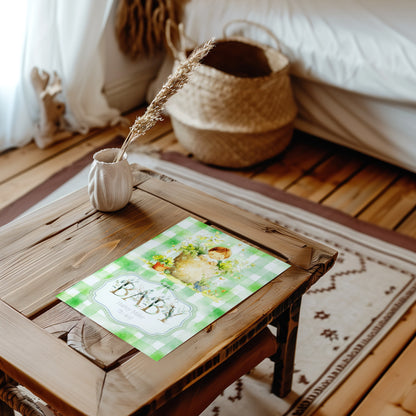 Homegrown Baby Boy Card - A Charming Welcome for New Baby