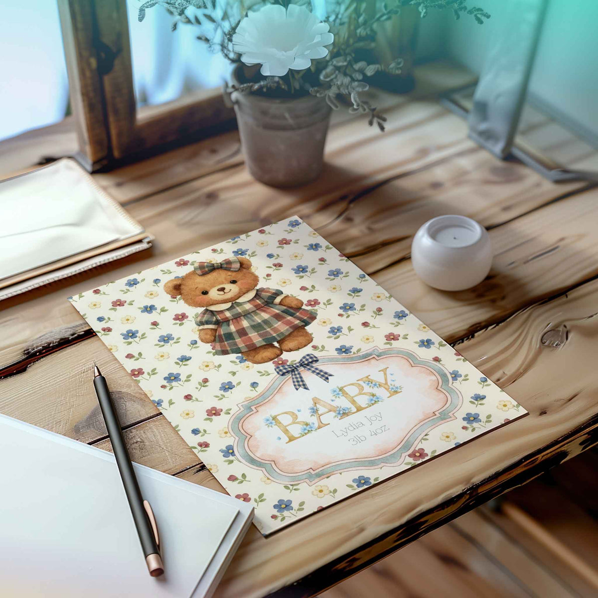 Personalised Baby Girl Nursery Print - Adorable Prints For The New Arrival