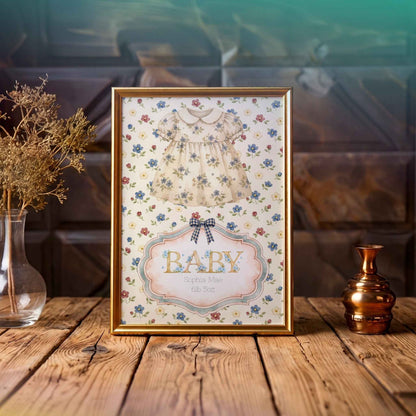 Custom Baby Girl Nursery Print - Sweet Decor for Your Little Princess