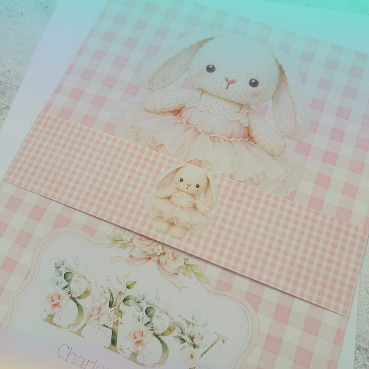 Newborn Baby Girl Gift Idea - Personalised Nursery Print