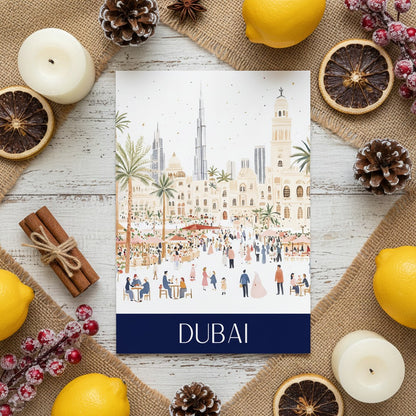 Handmade Dubai Christmas Card – Celebrate the Festive Season
