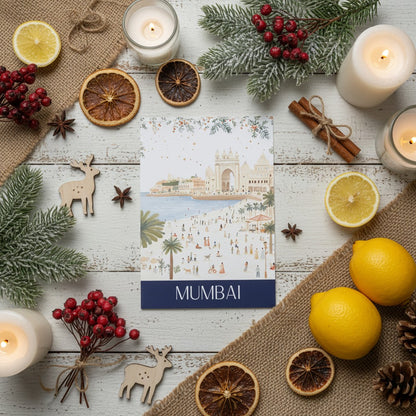 Vibrant Mumbai - Festive Christmas Card
