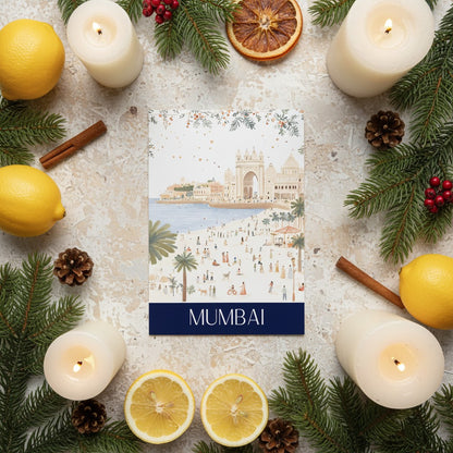 Vibrant Mumbai - Festive Christmas Card