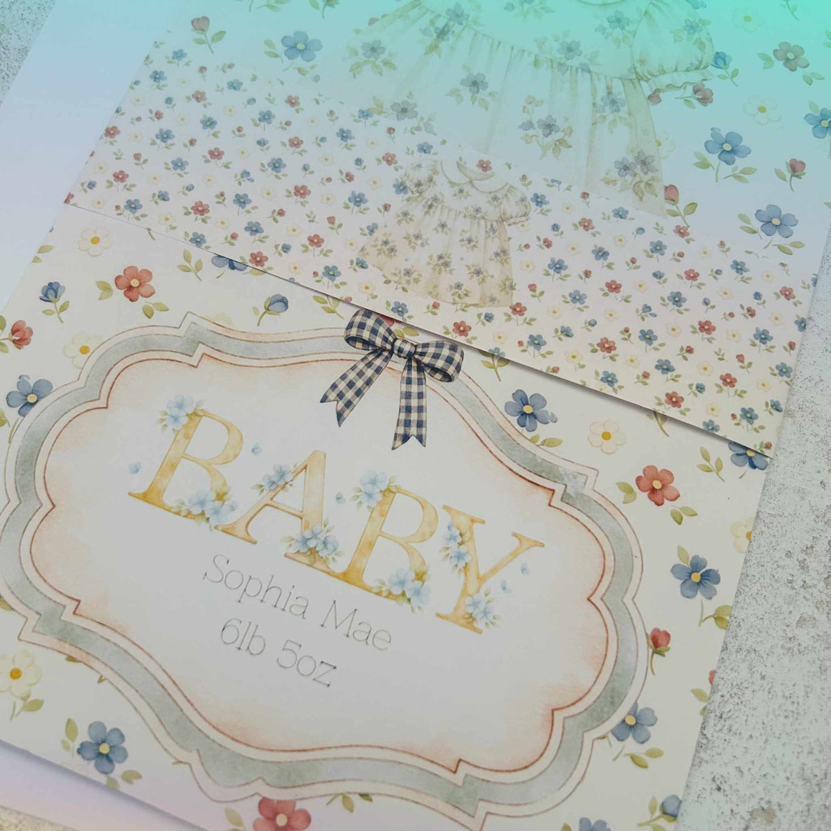 New Baby Girl Congratulations Card – Welcome The Little Princess
