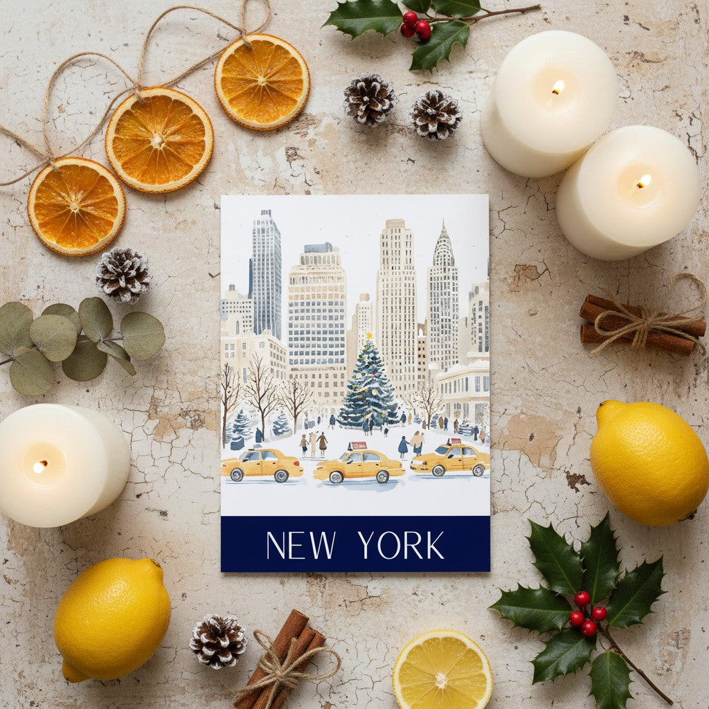 Iconic New York - Festive Christmas Card Experience