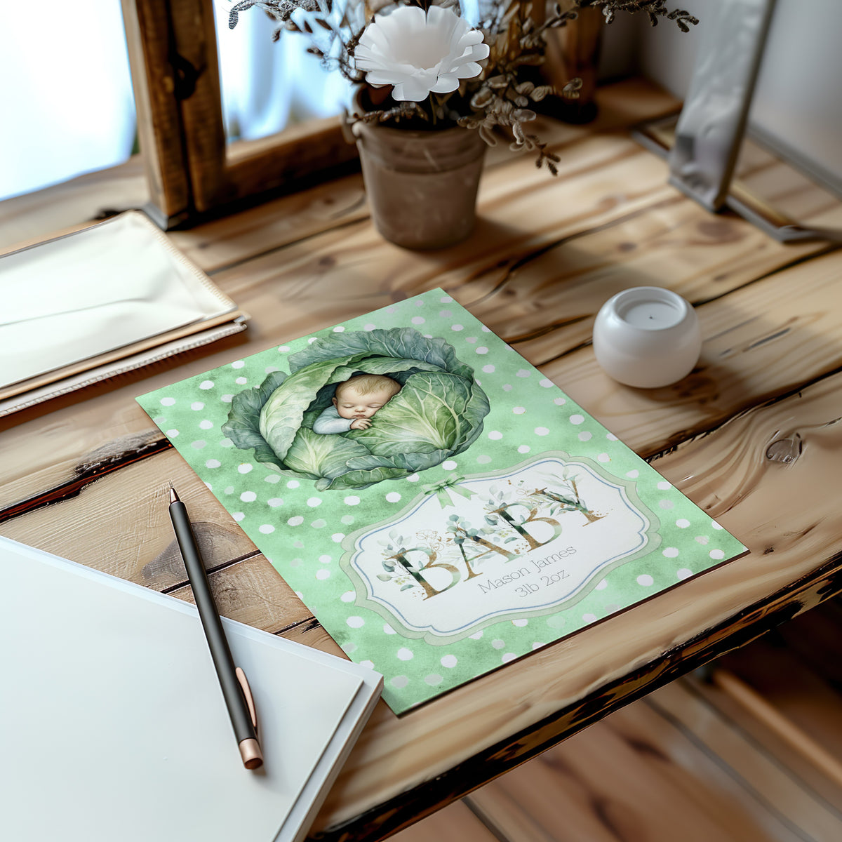 Little Sprout Newborn Baby Card - Celebrate Your New Arrival with Love