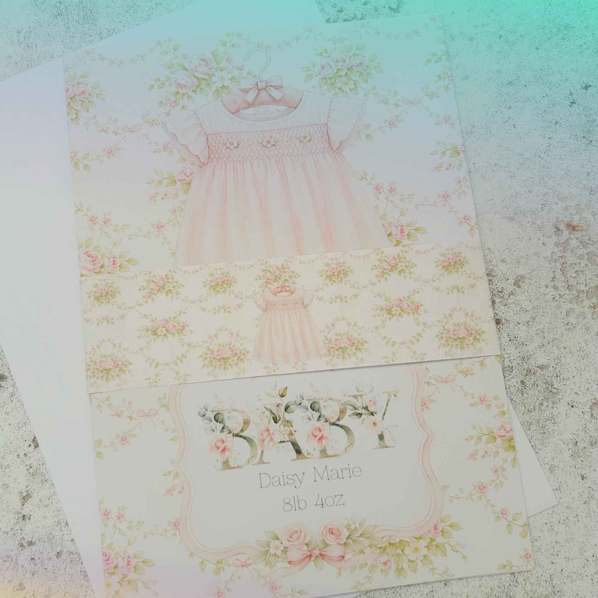 Personalised New Baby Birth Card – Celebrate Your Little One