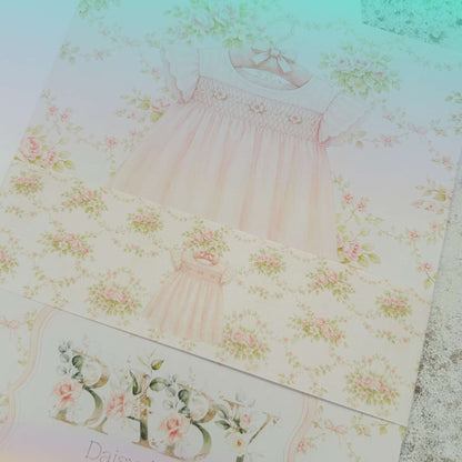 Personalised Floral Nursery Print - Custom Art for Your Baby Girl